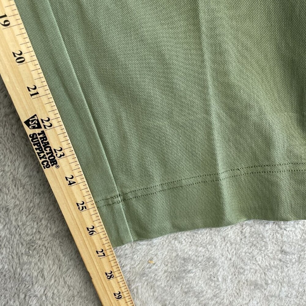 NEW 32 Degrees Cool Women's XXL Ankle Length Pants Green Cotton Blend - Picture 9 of 15